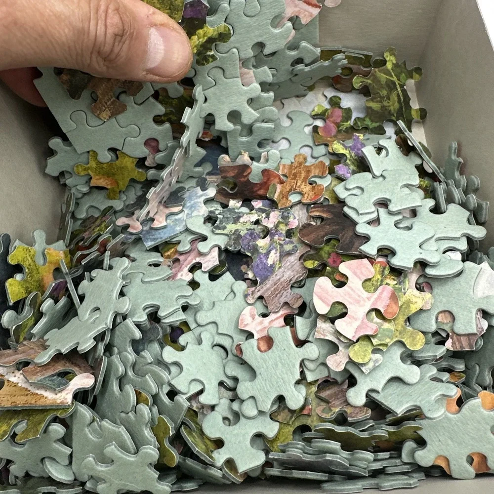 MB Puzzle‎ Picture Perfect.  Grandmother's Garden.  550 Pieces